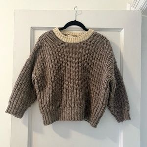 Babaa Short Sleeve Chunky Knit